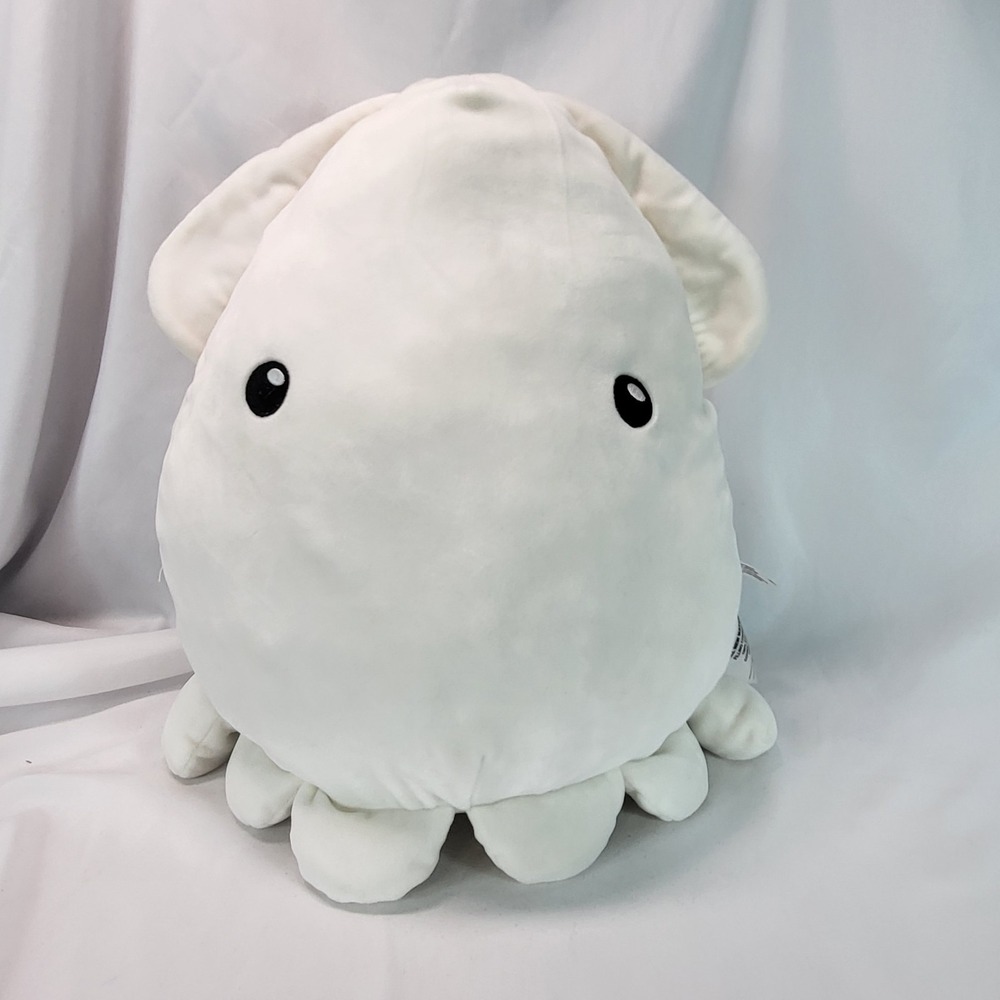 Mochipuni Squid JB White Stuffed Plush Sea Ocean Animal Toy 16" Ichi Trading